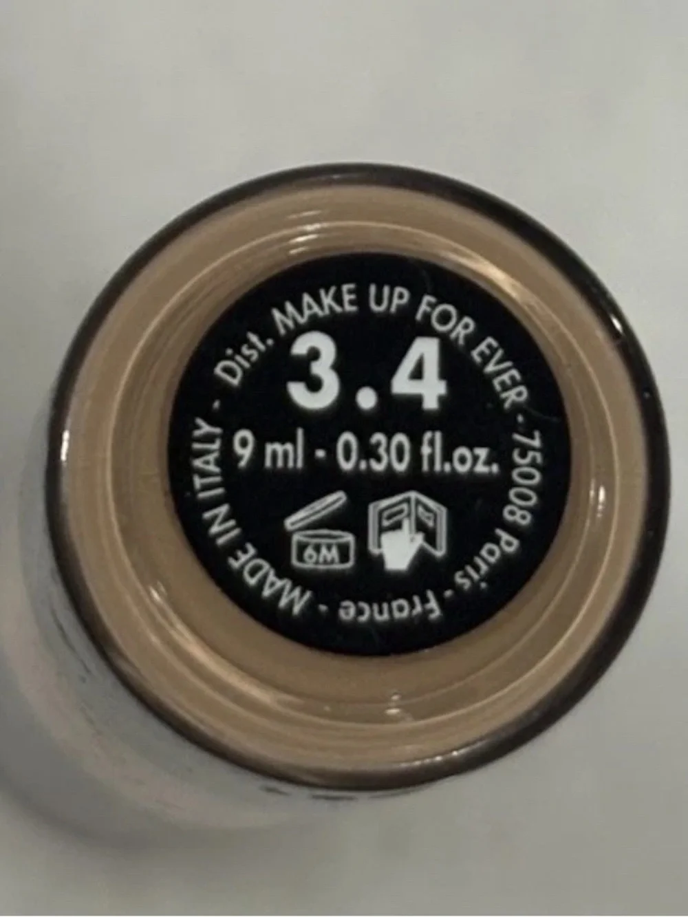 MAKE UP FOR EVER MATTE VELVET SKIN CONCEALER 3.4 DESERT